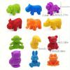 Non-Toxic 56/36Pcs Develop Kids' Fine Motor Skills With Colorful Weight Bear Counting & Arithmetic Tchildren Educational Sensory Toy