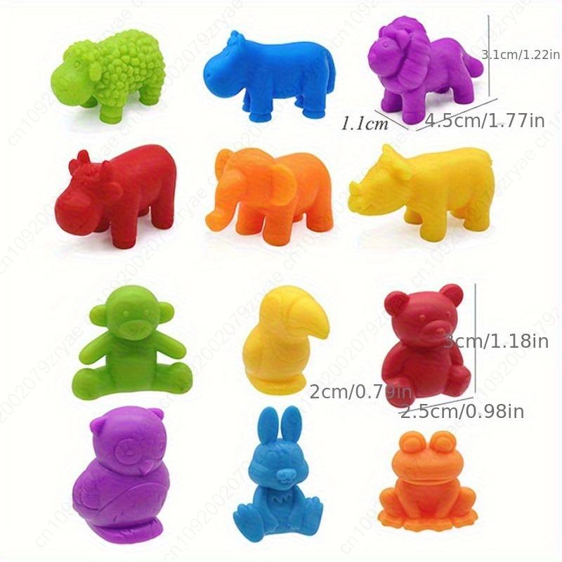 Non-Toxic 56/36Pcs Develop Kids' Fine Motor Skills With Colorful Weight Bear Counting & Arithmetic Tchildren Educational Sensory Toy