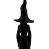 Halloween Enchanting Witch Statue 3D Printed Tree Root Black Witch