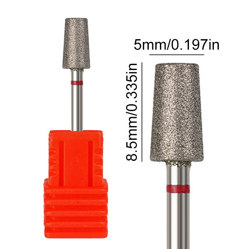 Diamond Milling Cutter Nail Drill Bits Set For Manicure Accessory Pedicure Eletric Machine Nail Bit Brush Burr Tool