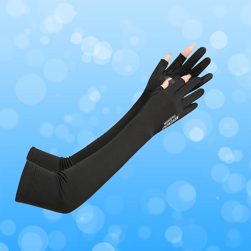 Damen Eis-Seide Sonnenschutz Armstulpen für Outdoor-Radsport