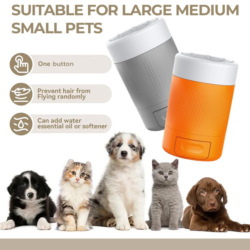 Portable Pet Paw Cleaning Cup Semi-Automatic Foot Washing Tool Gentle and Perfect for Outdoor Use
