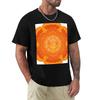 Sakralchakra Mandala 07 T-Shirt Übergrößen Kurzarm-T-Shirt Mode-Shirts Herren Designerkleidung