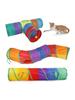 Cat Tunnel Foldable Cat Tunnel Pet Supplies Cat S T Y Pass Play Tunnel Cat Toy Breathable Drill Barrel for Indoor loud paper