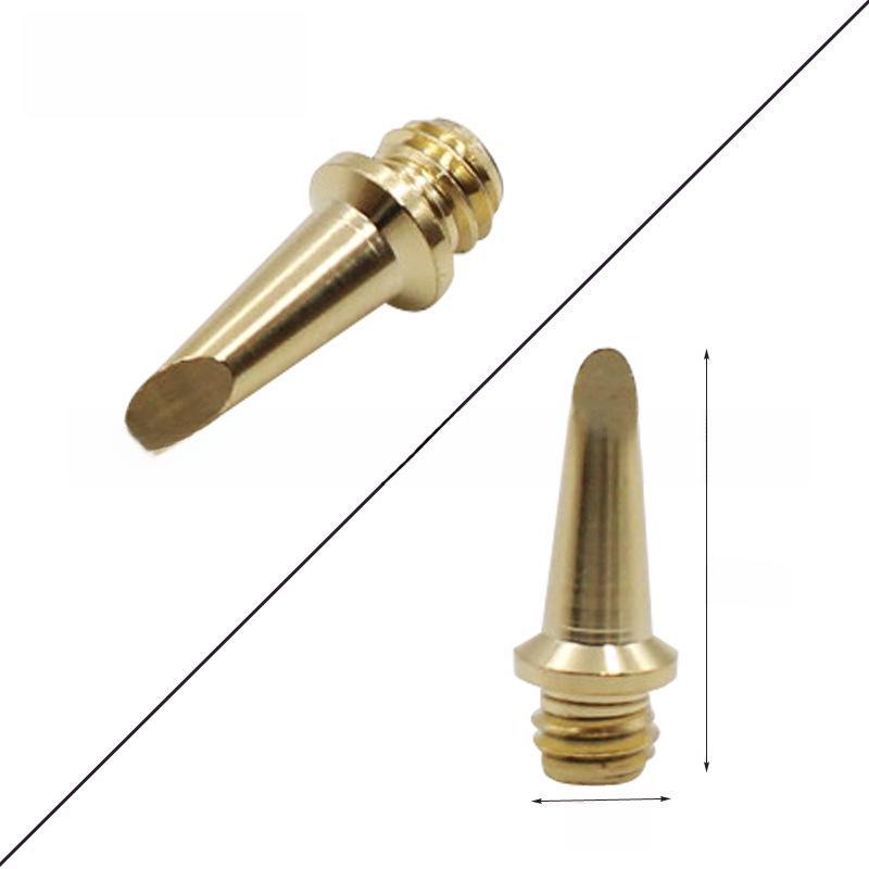 Original R Brand Gas Soldering Iron: 5-Piece Set with Pointed, Oblique, Flat, and Cutting Knife Tips
