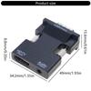 Convenient1080x1920 Resolution HDTV to VGA Adapter with 3.5mm Audios Port for Laptops and Projectors PC, Monitors, HDTV,