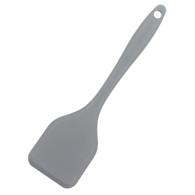 Non-Stick Silicone Baby Food & Egg Spatula - Compact, Multi-Purpose Kitchen Tool серый