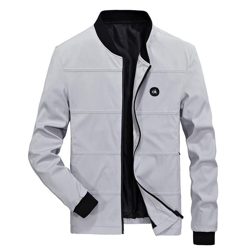 Summer Fit Zipper Digging Bag Zipper Unhooded Casual Black Youth Spot Versatile Thin Jacket