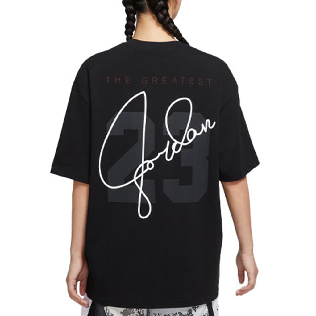 Jordan Drop Shoulder Sleeve T Shirt Women's Black DM3245-010