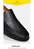 Men's Plus Size Summer Cowhide Casual Loafers - Slip-On Leather Driving Shoes