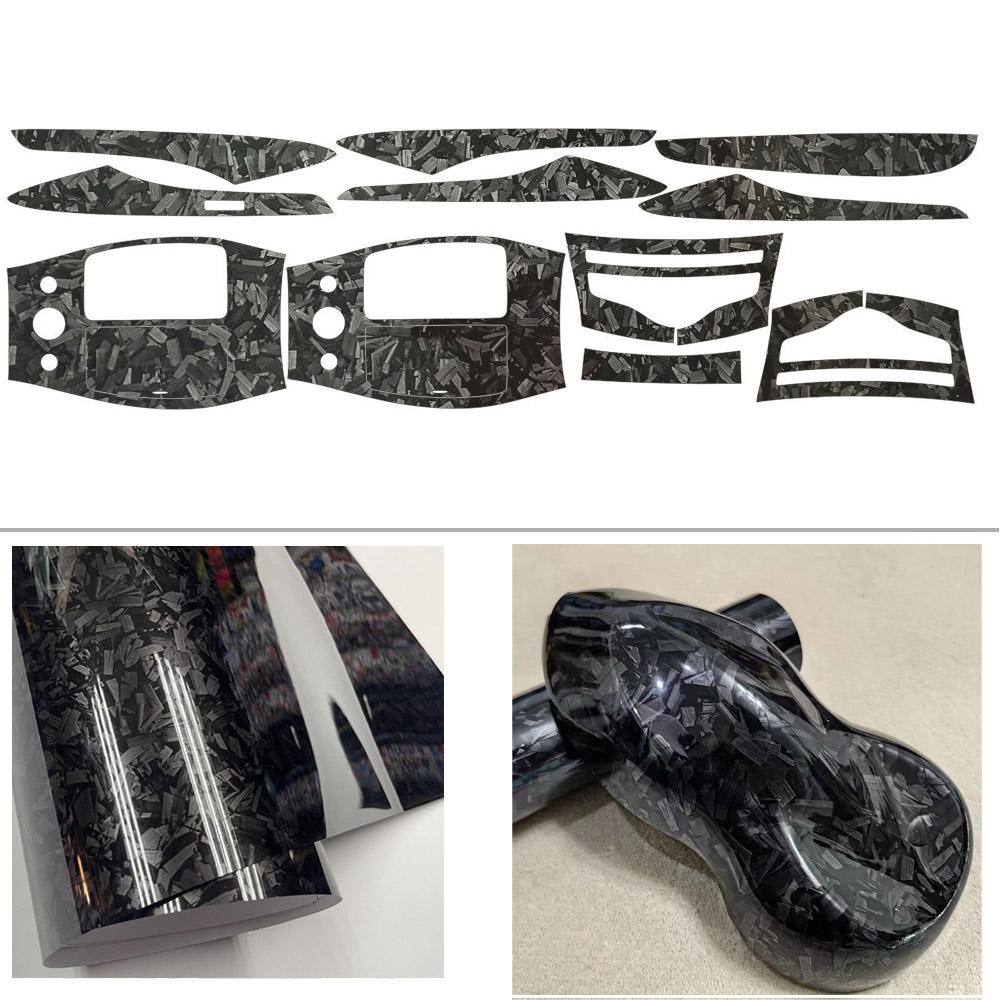 For Infiniti JX35 QX60 2012-2018 Interior Central Control Panel Door Handle Carbon Fiber Stickers Decals Car styling Accessorie