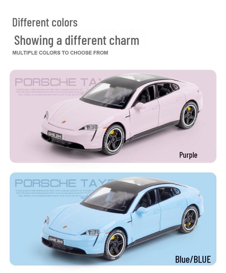 Baoshijie Taycan Alloy Children's Coupe Toy Car Model