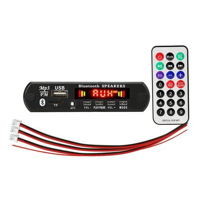 Folder Play 5V and 12V MP3 Decoder Board with Power Amplifier Color Screen with Recording Call Lossless Main Board with Bluetooth