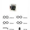 Non-polarized New Fashion Cool Square Sunglasses Women Luxury Brand Anti Strong Light Vintage Sun Glasses
