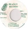 7inch Record BUNNY  SKULLY  I Love You  Crying Over You NONE Peanut Records Jamaica Reggae Ska  Dub Used