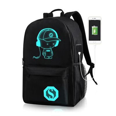 Luminous Laptop USB Backpacks for Men/Women Casual Student School Bags Boys/Girls Outdoor Travel Waterproof Backpacks