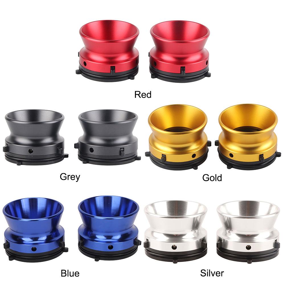 1Pair NAB Hub Adapters Polished Aluminum Alloy 10inch Opener Universal Loading Device for Studer ReVox for Akai for Teac