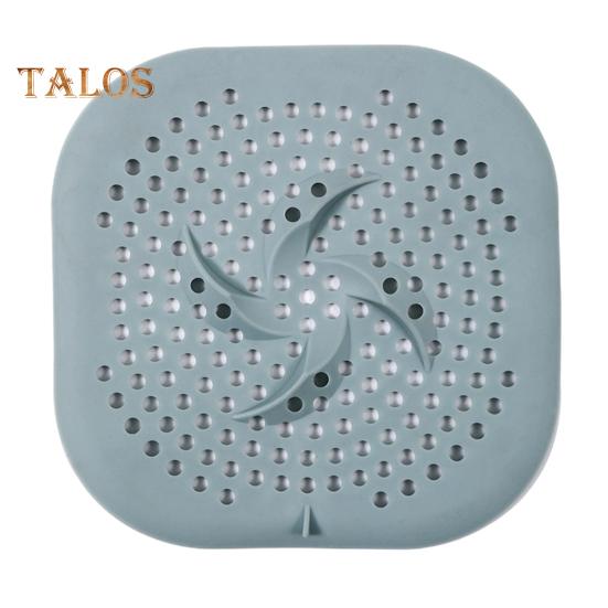 Raccogli-capelli in silicone per scarico doccia, resistente, protezione per scarico per bagno, cucina, lavanderia, facile da pulire, design antiscivolo, accessorio per doccia.