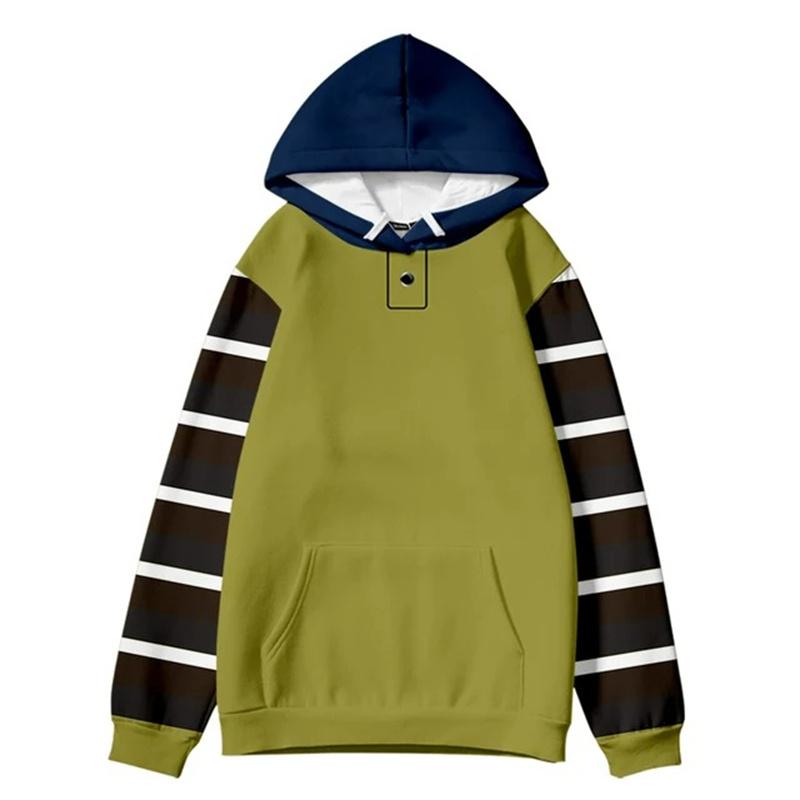 Neuer Creepypasta 3D Hoodie Pullover Ticci Toby Jacke Cosplay Kostüm Anime 3D Sweatshirt Herren Freizeit Herbst Pullover Übergröße Ganz