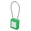 Lockout Tagout Cable Locks 85mm Shackle Steel   Padlock with 2 Key for Equipment Maintenance