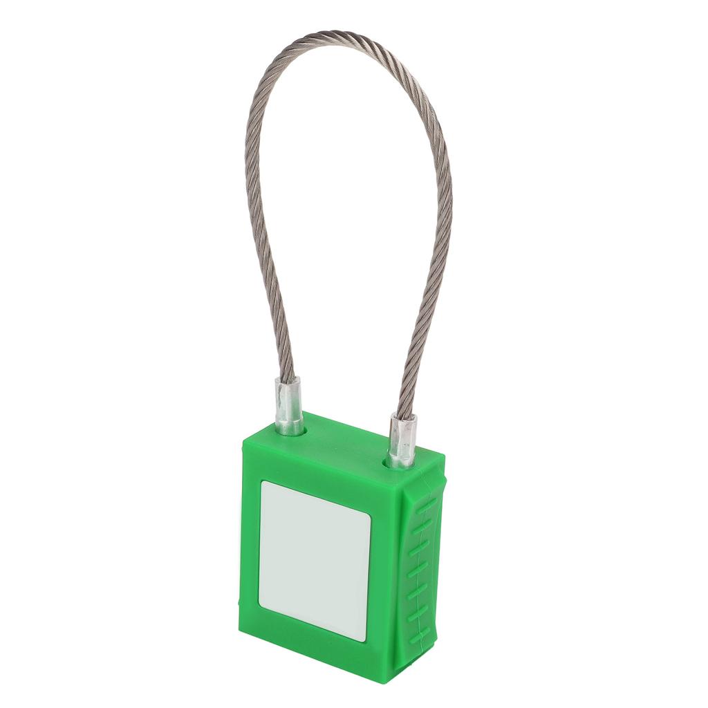 Lockout Tagout Cable Locks 85mm Shackle Steel Padlock with 2 Key for Equipment Maintenance