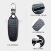 Leather Car Key Cover Bag For Porsche Macan Cayenne Panamera 911 Boxster Cayman 718 Smart Remote Control Fobs Shell Protector Case