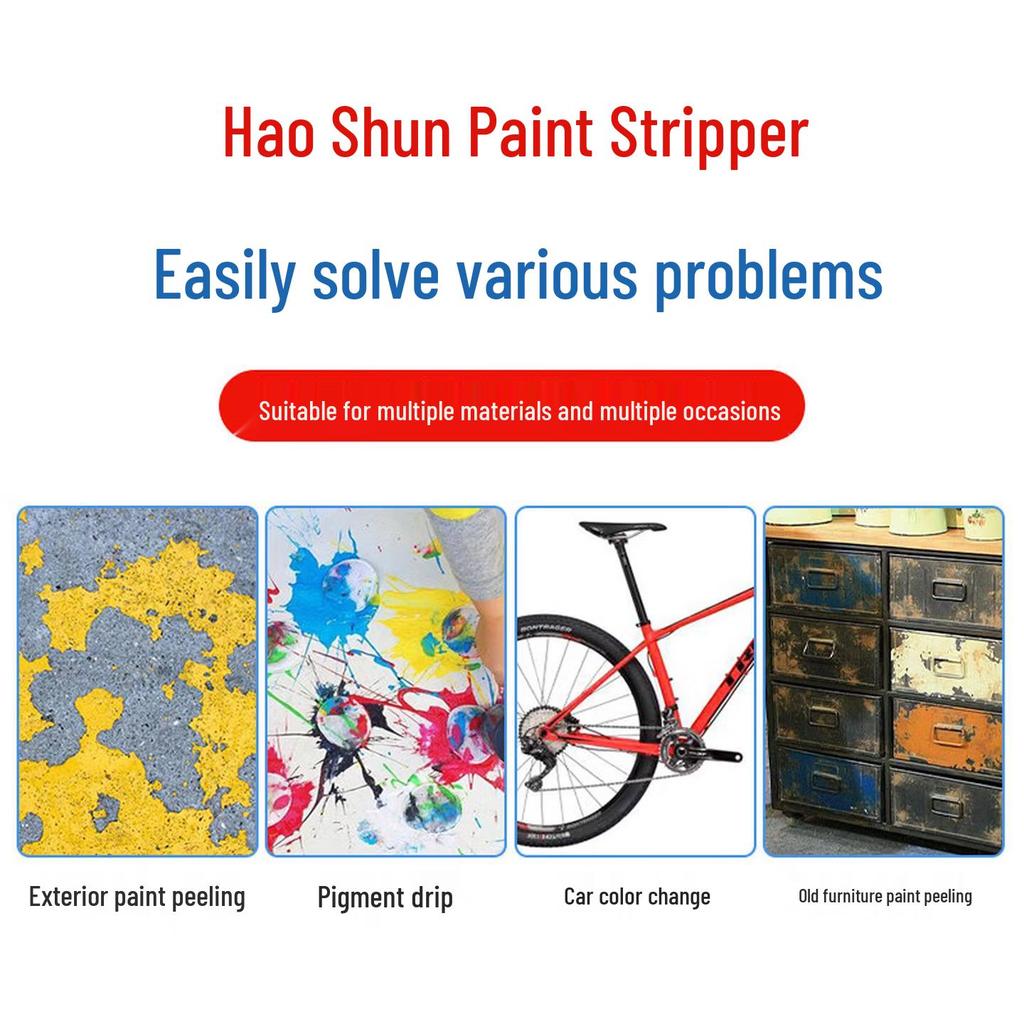 High-Efficiency Paint Stripper for Metal, Wood, Car, and Glass Surfaces