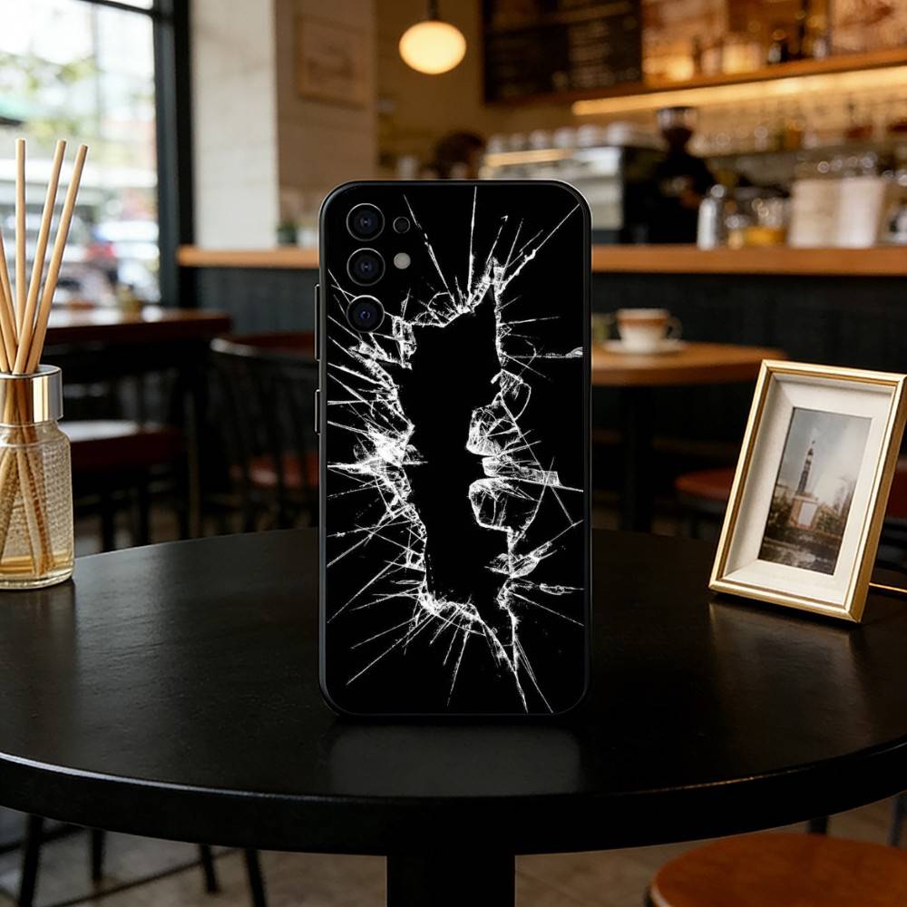 Brokenness Phone Case Black Silicone Soft For Samsung S25,S24,S21,S22,S23,S30,Ultra,S20,Plus,Fe,Lite