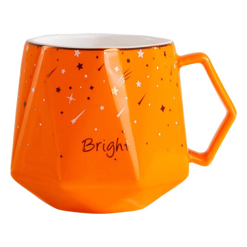 Simple fashion ceramic cup creative mug coffee cup couple cup gifts business souvenir