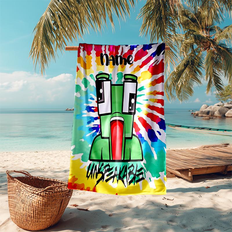 Personalized Customized Proof Beach Towel with Gaming Unspeakable Pattern - Soft, Absorbent,quick-drying,perfect Swimming,camping&bathing