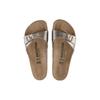 Birkenstock Suede Soft Comfortable Thick Sole Fashion Sandals Unisex Sandals Gray Brown 1020632