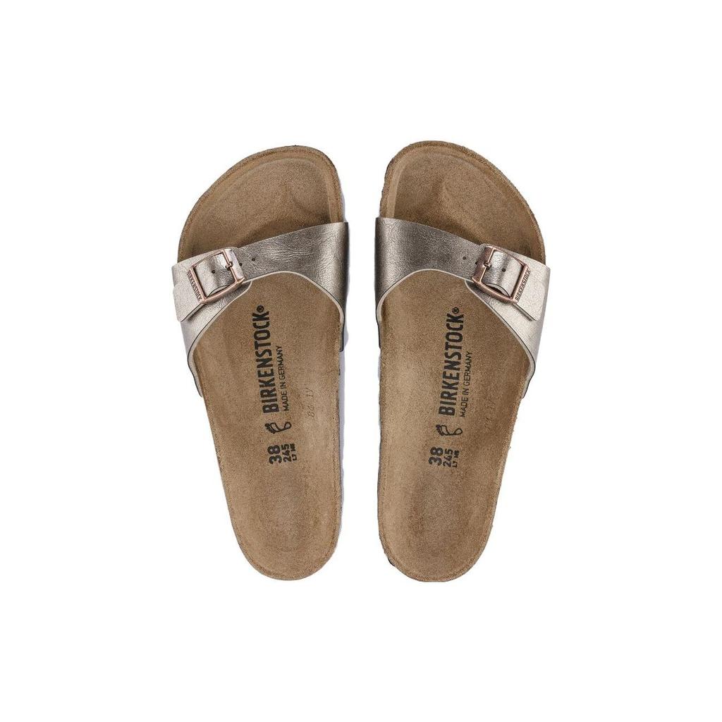 Birkenstock Suede Soft Comfortable Thick Sole Fashion Sandals Unisex Sandals Gray Brown 1020632