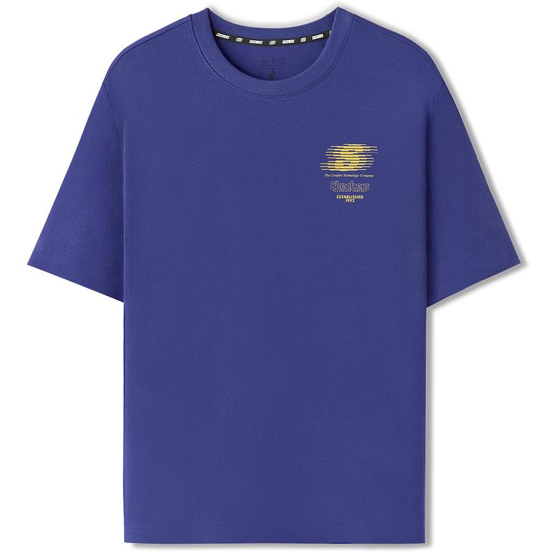 Skechers 2025 Summer Unisex Loose Sport T-Shirt S