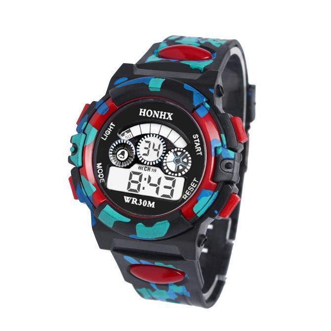 Outdoor Multifunction Waterproof Kid Child/Boy's Sports Electronic Watches Watch