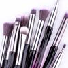 10pcs Eyeshadow Makeup Brushes Set Foundation Powder Blush Eyeshadow Sponge Brush Wool Fiber Hair Cosmetic Tools