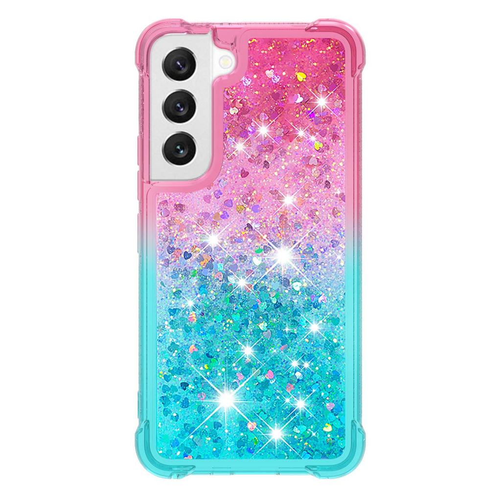 Quicksand Case for Samsung Galaxy S23 S22 Ultra Glitter Flash Gradient Case for Galaxy S20 S21 FE Plus Phone Cover Fundas Coque