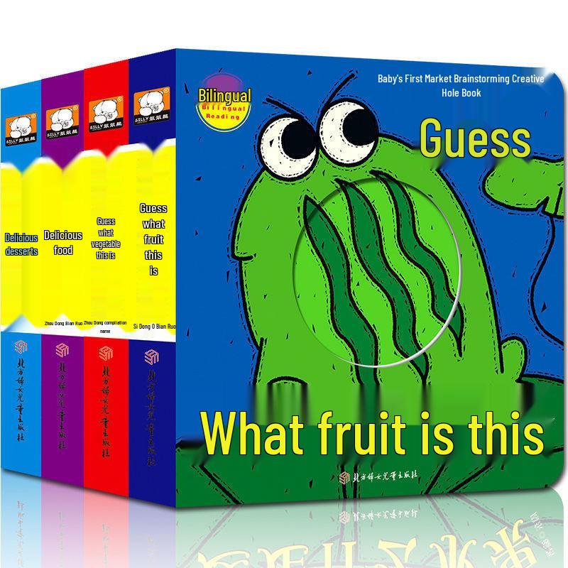 Bilingual Chinese-English Baby Flip Books: 24 Tear-Resistant Volumes for Early Education