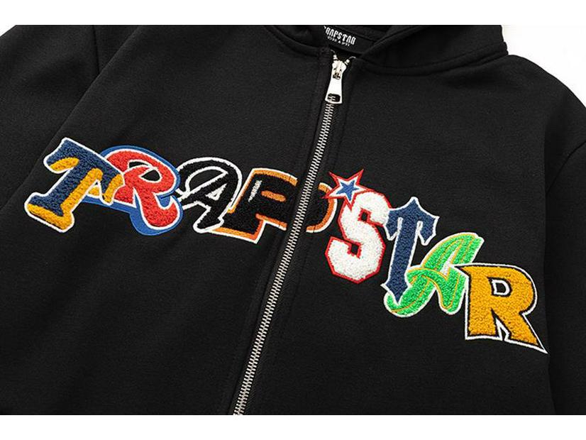 Trapstar Embroidered Hoodie & Sweatpants Set - Unisex Winter Velvet Trend