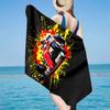 Elektrischer Monster Truck Kunst Strandtuch, Superweiche Mikrofaser, Geschenk für Sie/Ihn, Geburtstag, für Pool, Strand, Reisen, Heimdekoration Fan-Geschenke