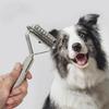 Multiuse Pet Massage Comb For Thick Furs Coat Quick Detangler Tool With Easy to Grip Handle Slicker Brush for Home Use
