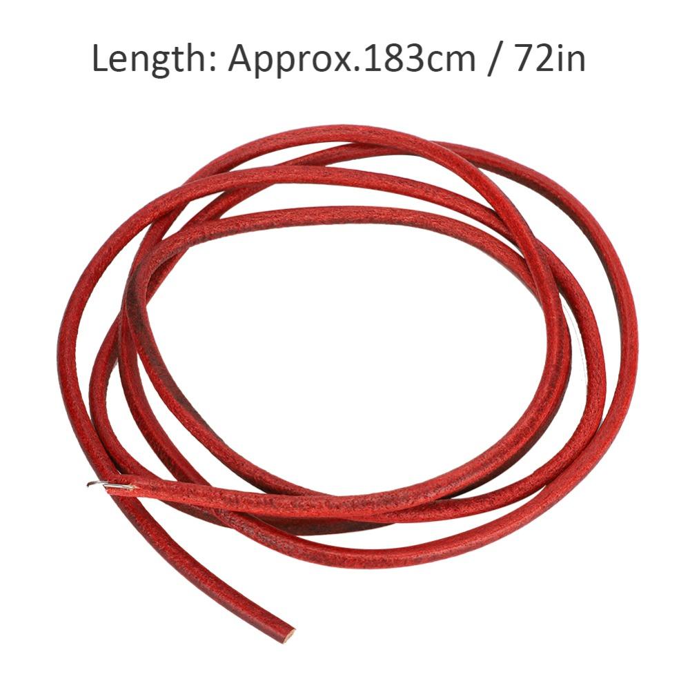 2pcs Cowhide Sewing Machine Belt Red Color Brown Color Replacement Leather Belt 72 Inch Treadle Sewing Machine Belt