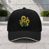 Sunflower Bouquet Baseball Cap Adjustable Strap Outdoor Sports Streetwear Curved Brim Hat