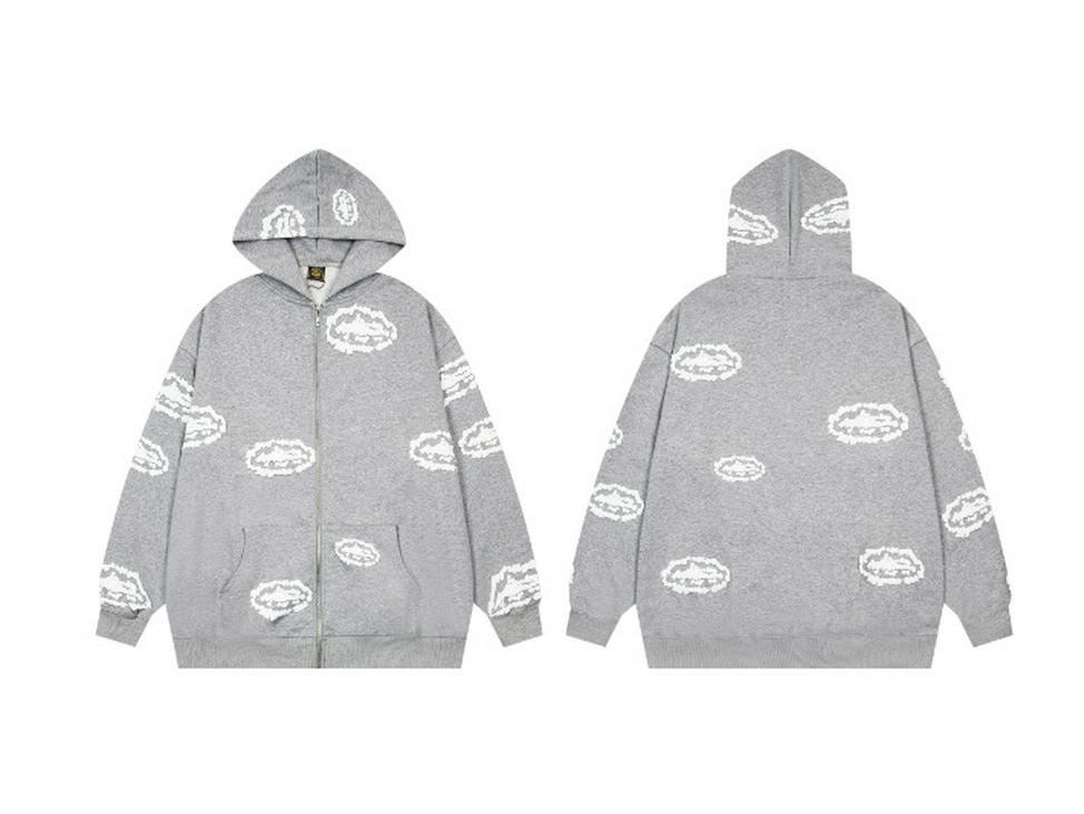 Chaqueta de Invierno Acolchada de Plumas Corteiz Alcatraz con LOGOTIPO Bordado