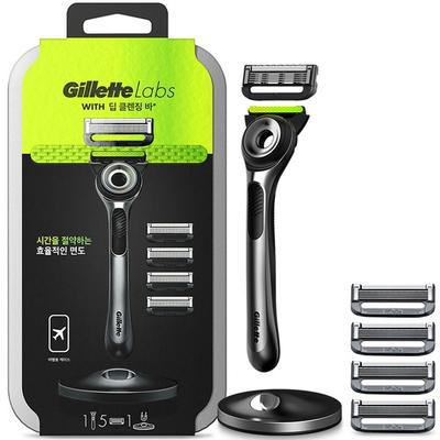 Gillette Labs Deep Cleansing Bar Razor Set, 5 Pieces, 1 Set ,Korean Razor Blade