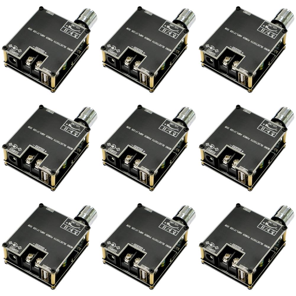 ZK-301B Mono 30W Audio Amplifier Module Support Wireless TWS Bluetooth-Compatible 5.3 DC9-24V APP Control for DIY BT Speaker Kit