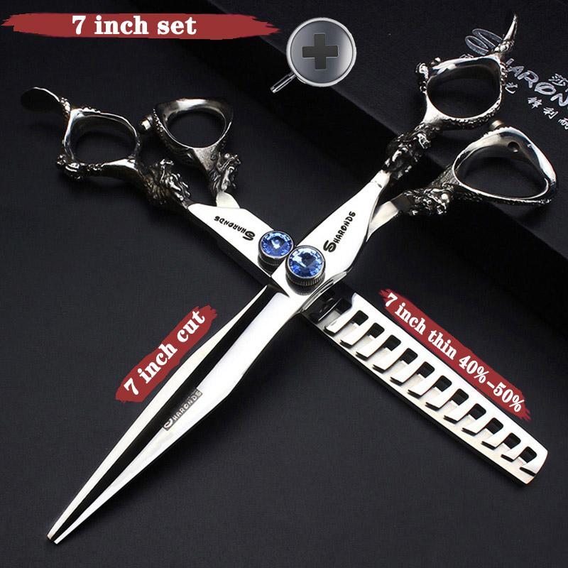 5.5/6/6.5/7/7.5/8/9 Inch Professional Hairdressing Scissors Barbershop Hair Cutting Shears Barber Thinning Japan Hair Scissors