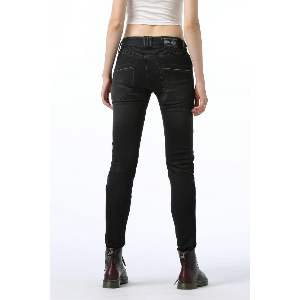 Summer Mesh Breathable Model, Locomotive Elastic Anti-drop Cycling Pants, Motorcycle Jeans for Women