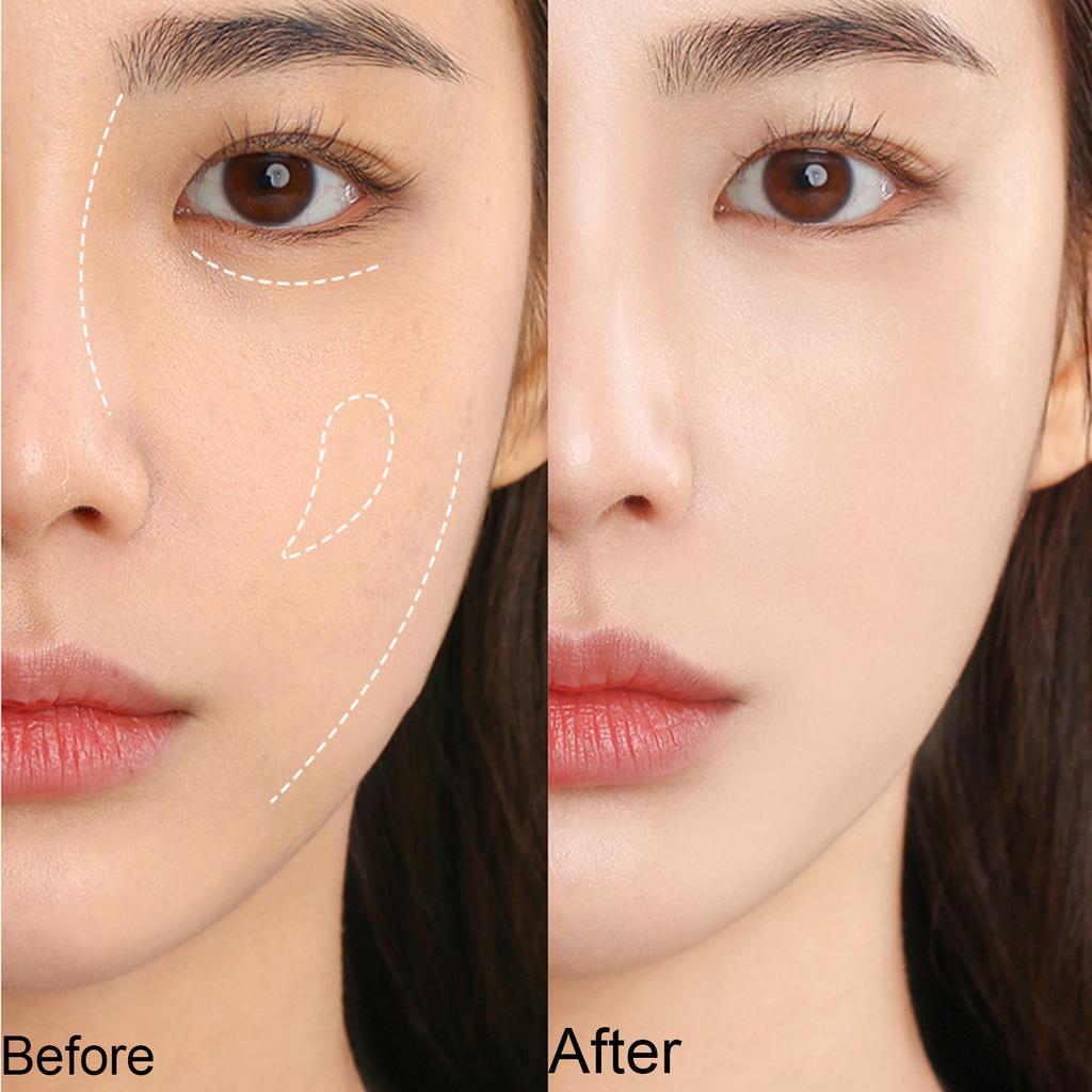 Four- Concealer Cream Moisturizing Concealer for Dark Circles,Brightening,Multi- Contouring,Foundation Cream