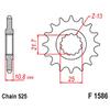 525 Motorcycle Front Rear Sprocket Pinion Gear Kits For Yamaha R6 YZF-R6 YZFR6 2006-2024