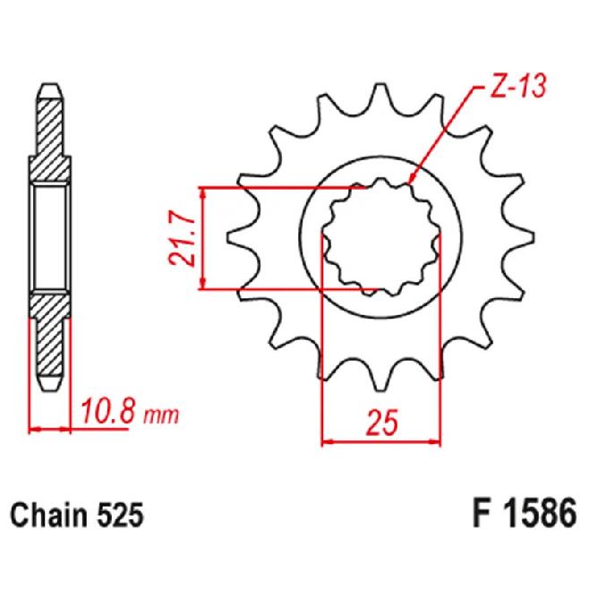 525 Motorcycle Front Rear Sprocket Pinion Gear Kits For Yamaha R6 YZF-R6 YZFR6 2006-2024